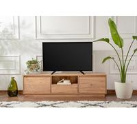 Meuble TV - VANGUARD - Pin atlantique - 160 x 42 x 30 cm