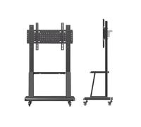 Meuble TV Vertical Support TV Mobile, Étagère sur Pied, Chariot Universel À roulettes, Petit Cintre TV Meuble TV Mural
