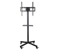 Meuble TV Vertical Support TV Universel Mobile, Chariot Vertical sur Pied, Adapté Au Cintre D'affichage De 26 À 55 Pouces Meuble TV Mural