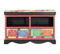 Meuble TV vidaXL Multicolore 80x35x50 cm en bois de mangue
