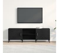 Meuble TV - Chêne Noir - 150x30x50 cm - Bois d'ingénierie - Style Contemporain