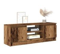vidaXL Meuble TV 855854 – Bois d'ingénierie vieux bois 102x30x36 cm