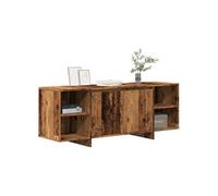 Vidaxl Meuble Tv Vieux Bois 130x35x50 Cm Bois D'ingénierie Marron