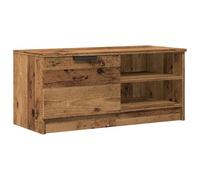 vidaXL Meuble TV vieux bois 80 x 35 x 36,5 cm – Bois d'ingénierie