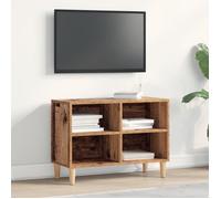 vidaXL Meuble TV Vintage – Bois ancien – 69,5x30x50 cm – 4 compartiments