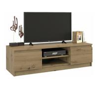 Meuble TV - VIVALDI - Malawi - Chêne Artisan - 120 cm - Beige
