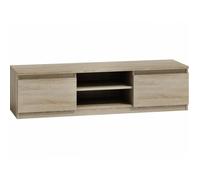 Meuble TV - VIVALDI - Malawi - Chêne Sonoma - 140 cm - Design Minimaliste