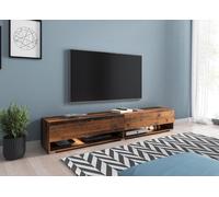 Meuble TV - WANDER - 180 cm - old style - avec LED