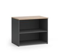 Vicco Meuble TV Wido, Anthracite/Sonoma, 60x50cm avec 2 Compartiments, adapté comme Support TV avec Passage de câbles