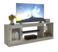 Meuble TV YITAHOME 148 cm pour téléviseurs jusqu'à 65 pouces avec 7 LED RGB