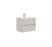 Meuble Vasque Arno 65 - Cashmere - Panneaux MDF PET Brillant - 65x45x52 cm