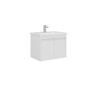 Meuble Vasque Arno 65 - Panneaux MDF PET Brillant - 65x45x52 cm - White