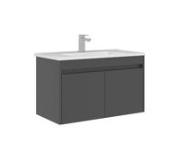 Meuble Vasque ""Arno 85"" - 85 x 45 x 52 cm - Grey