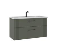 Meuble Vasque Bari 100 v2 MDF TherMold 100 x 45 x 55 cm Matte Green
