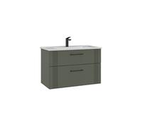 Meuble Vasque Bari 85 v2 Panneaux MDF TherMold Matte Green 85 x 45 x 55 cm