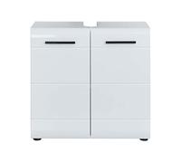 Meuble vasque blanc brillant Kinzo 60 cm