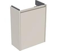Geberit Élément bas pour lave-mains Renova Compact 504.082.DB.1 avec porte Gris sable laqué satiné