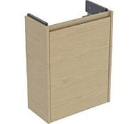Meuble vasque Geberit Renova Compact 504082PS1 1 porte, structure en chêne naturel/bois mélaminé, largeur 45,7 cm