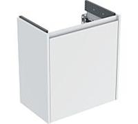 Geberit Meuble vasque Renova Compact 504084001 1 porte blanc laqué satiné 55 cm