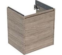 Geberit Renova Plan armoire sous lavabo, avec une porte, 54,6x60,6x44,6cm, 504024JR1, Couleur: Noyer hickory / mÃ©lamine structure bois - CM