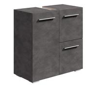 Meuble vasque - Mars - Gris - 60 x 30 x 60 cm - Colonne et armoire de salle de bain