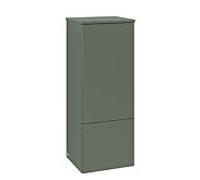 Meuble vasque mi-hauteur Villeroy & Boch Antao K43000HL 41,4 x 103,9 x 35,6 cm, coloris du plan vasque : laque mate vert feuille