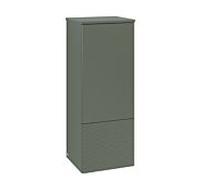 Meuble vasque mi-hauteur Villeroy & Boch Antao K43100HL 41,4 x 103,9 x 35,6 cm, coloris du plan vasque : laque mate vert feuille