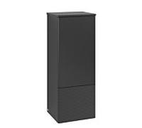 Meuble vasque mi-hauteur Villeroy & Boch Antao K44100PD 41,4 x 103,9 x 35,6 cm, laque couleur noire mate