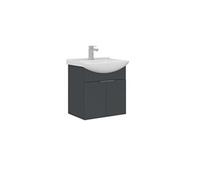 Meuble Vasque Purus 55 - Matte Anthracite - 55 x 50 x 58 cm