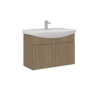 Meuble Vasque ""Purus 80"" - 80 x 50 x 58 cm - Sonomo Oak