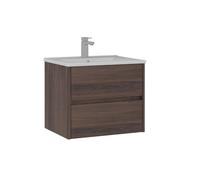 Meuble Vasque ""Side 65 v2"" - 65 x 45 x 52 cm - Dark Walnut