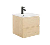 Meuble vasque SORRENTO suspendu 45cm avec plan céramique