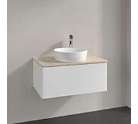 Villeroy & Boch V&B Meuble sous-lavabo sans structure de façade Antao 80x36x50cm, couleur WBP botti., blanc mat Lac Quantité:1