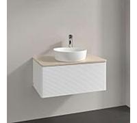 Villeroy & Boch V&B Meuble sous lavabo avec structure de façade Antao 80x36x50cm, HL, WBP botti., blanc mat Lac Quantité:1