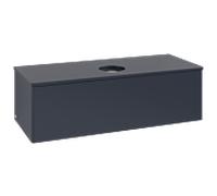 Meuble vasque Villeroy & Boch Antao K32010HG 120 x 36 x 50 cm, plan vasque laqué, laque mate bleu nuit