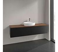 Villeroy & Boch V&B Meuble sous lavabo sans structure de façade Antao 160x50cm, HL, WBP w. wal, bla m Lac Quantité:1