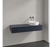 Villeroy & Boch V&B Meuble sous lavabo sans structure de façade, avec éclairage Antao 120x19x50cm, H I P, WBP Lac, md bl. m Lac Quantité:1