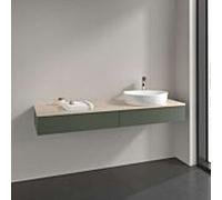 Villeroy & Boch V&B Meuble sous lavabo avec structure de façade - Éclairage Antao 160x50cm, WBP botti., lea gre. m Lac Quantité:1