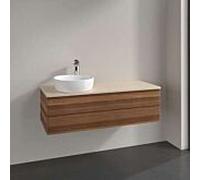 Villeroy & Boch V&B Meuble sous-lavabo sans structure de façade, avec éclairage Antao 120x36x50cm, couleur WBP botti., noyer w. Quantité:1
