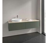 Villeroy & Boch V&B Meuble sous lavabo avec structure de façade - Éclairage Antao 160x50cm, WBP botti., lea gre. m Lac Quantité:1