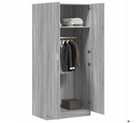 Meuble vêtements Gris - LEMON® Garde-robe - grand stockage - Armoire penderie - Sonoma gris - 80x52x180cm - Bois d'ingénierie 695 So
