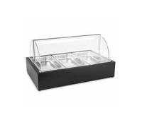 Meuble Vitrine Buffet Cubic® Triple Bacs 57 x 37 cm - Pujadas - - DM laquée et Inox