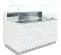 Meuble Vitrine Horizontale Service Arrière avec Groupe Logé Matériel CHR Pro