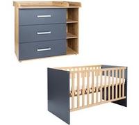 Arthur Berndt Babymöbel Alessio Ensemble de 2 pièces pour lit d'enfant et commode à langer