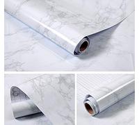 Meubles Auto-Adhésif Autocollants Largeur 60 Cm, L'huile Et Des Tables En Marbre Hydrofuge, Armoires, Autocollants De Fenêtre, Papier Peint Appliquée Sur Toute Surface Lisse,60X500cm