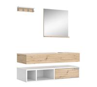 Meubles bain Henri 4 parties Blanc Vicco