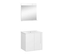 Ensemble mobilier 2 de salle de bains Izan blanc Vicco