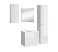 Meubles bain Izan 4 parties Blanc Vicco