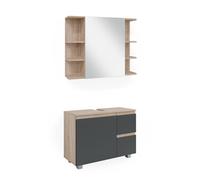 Meubles bain J-Shape, 2 pièces, Sonoma, Vicco 40123