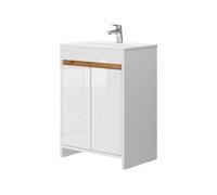 Vicco Meubles Bain Lemgo, Blanc Haute Brillance, 59.6 cm